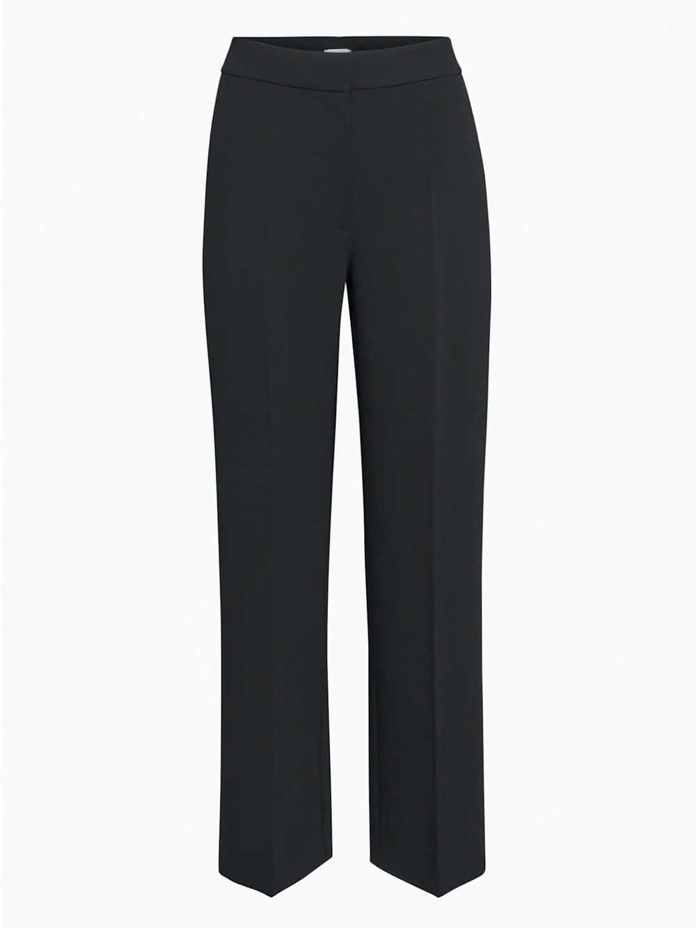 Aritzia || Wilfred Alanya Pant High Waisted Wide Leg Crepe Trousers Black 8